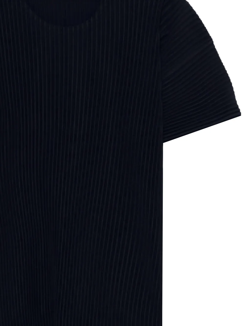 Issey Miyake Geplooid T-shirt Blauw