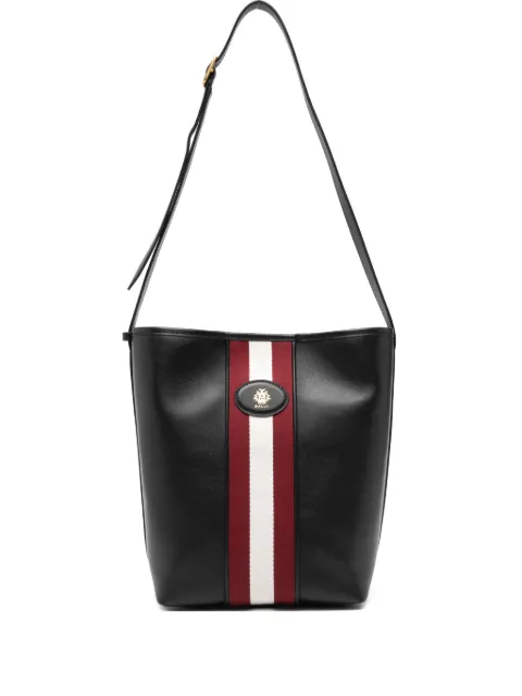 Bally stripe-detail shoulder bag