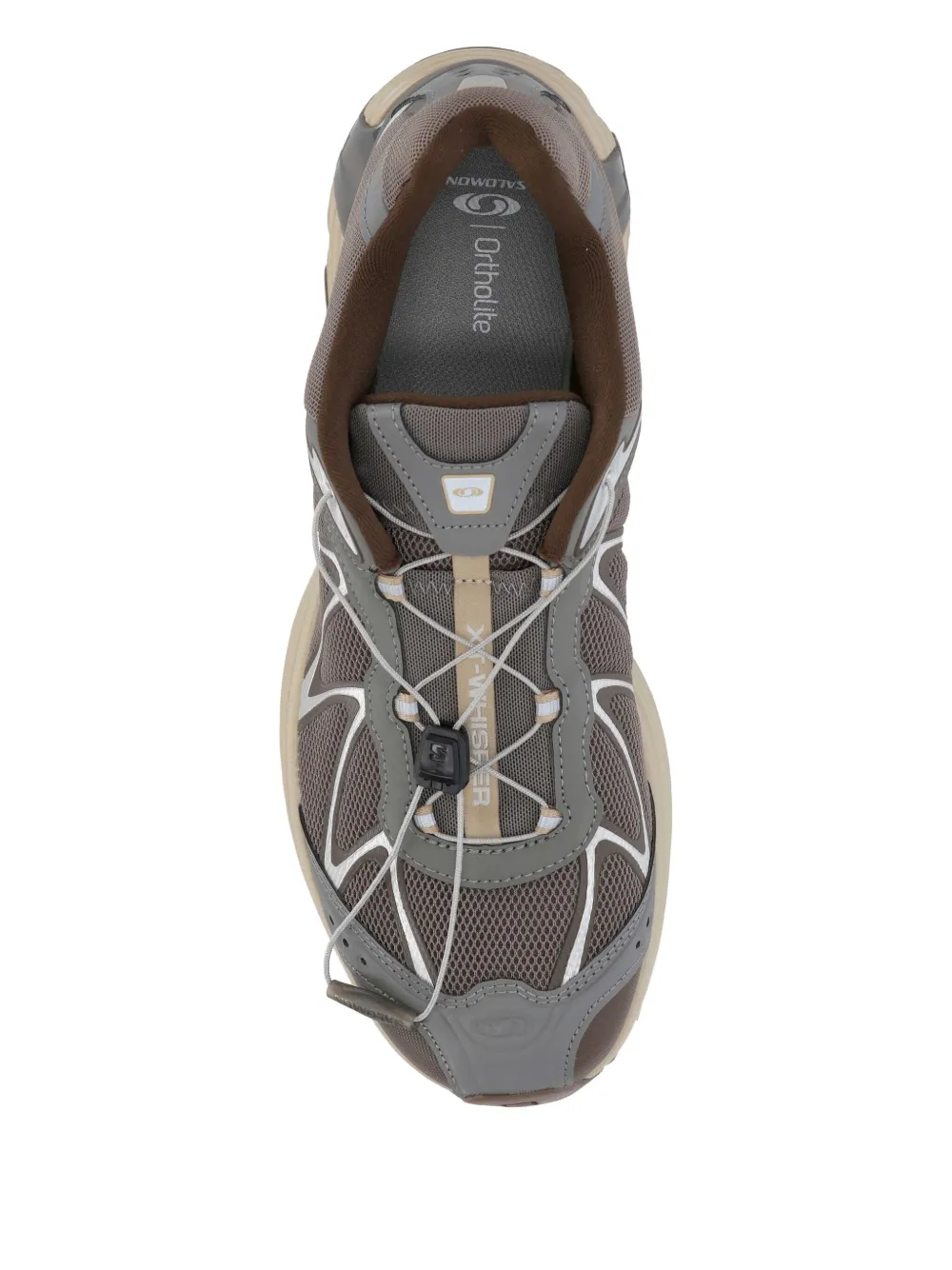 Salomon XT-Whisper stoffen sneakers Bruin