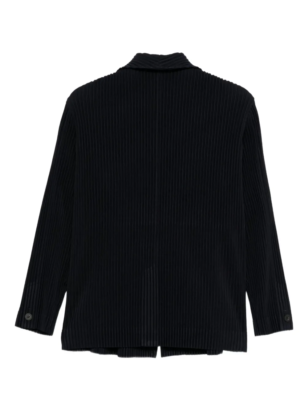 Homme Plissé Issey Miyake Geplooide blazer Blauw