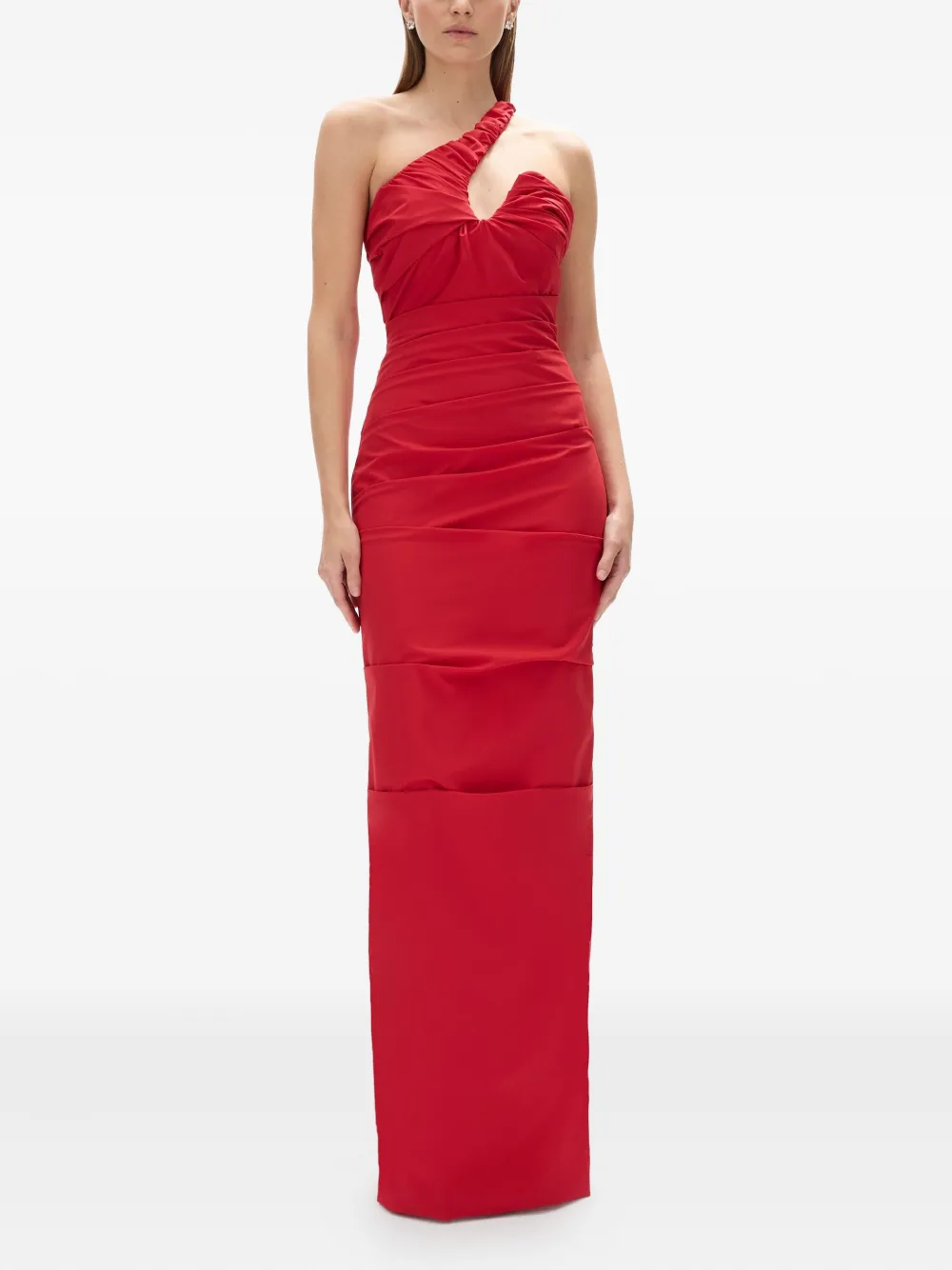 Freda One-Shoulder Gown