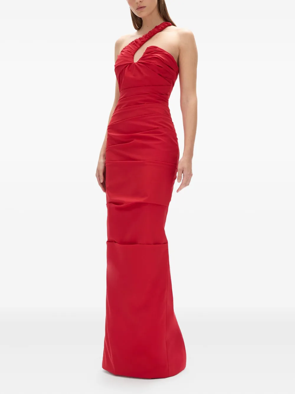 Freda One-Shoulder Gown