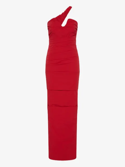 Rachel Gilbert Freda One-Shoulder Gown