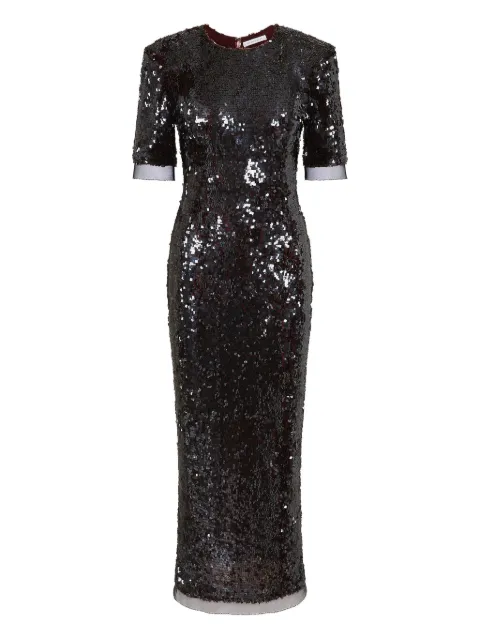 Rachel Gilbert Kaia sequin sleeve dress