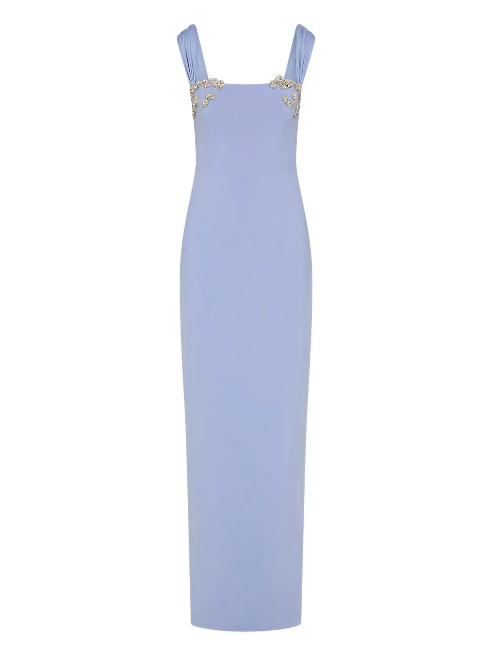 Rachel Gilbert Abito da sera lungo Malia con decorazione - Blu