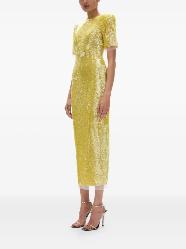 gold rachel gilbert dress Hugo Gown main image 0