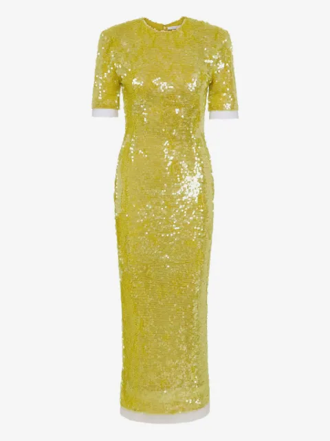 Rachel Gilbert Kaia sequin sleeve dress