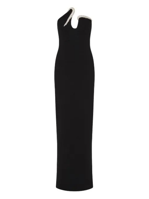 Rachel Gilbert Tessa embellished strapless maxi gown