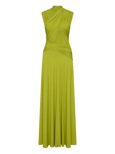 Rachel Gilbert Juniper ruched gown