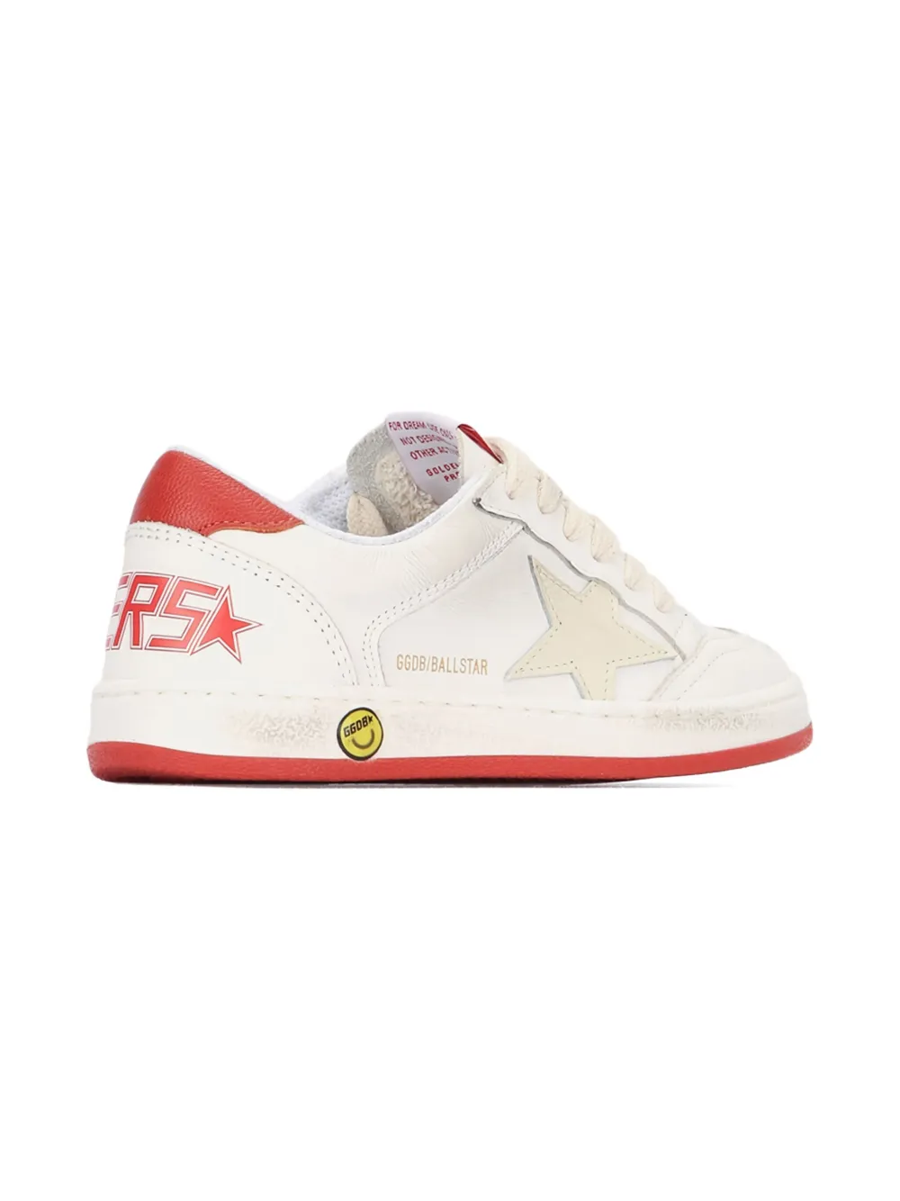Golden Goose Kids Ball Star Double Quarter sneakers Wit