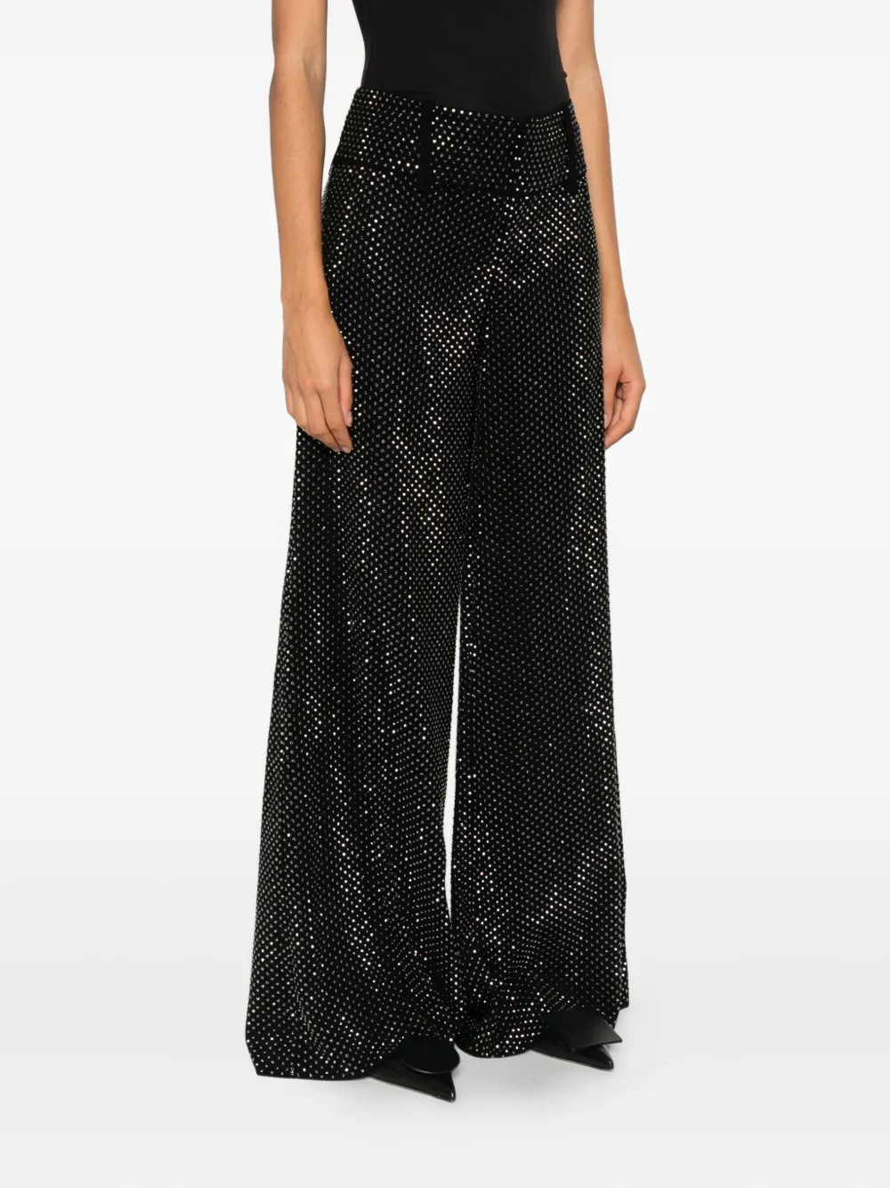 alice + olivia Broek met studs Zwart