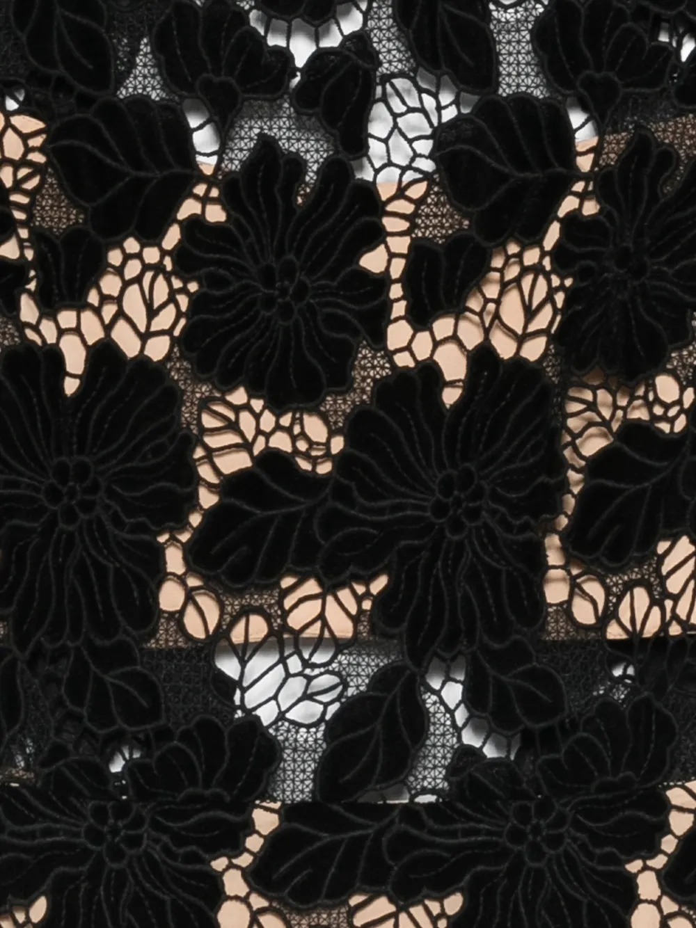 alice + olivia Clover midi-jurk Zwart