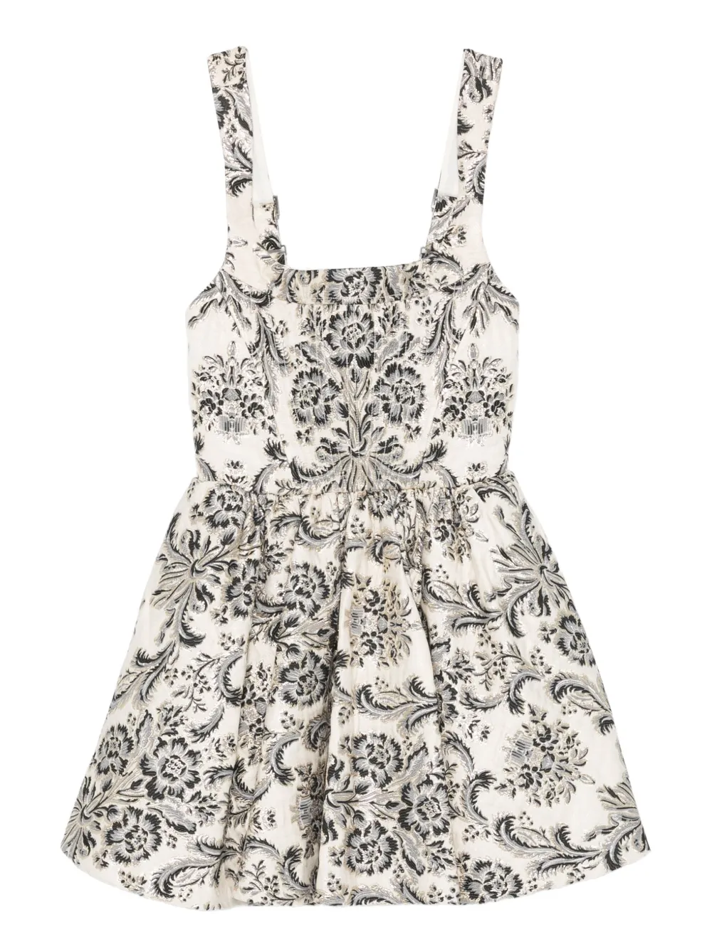 alice + olivia Guinevere mini dress - Toni neutri
