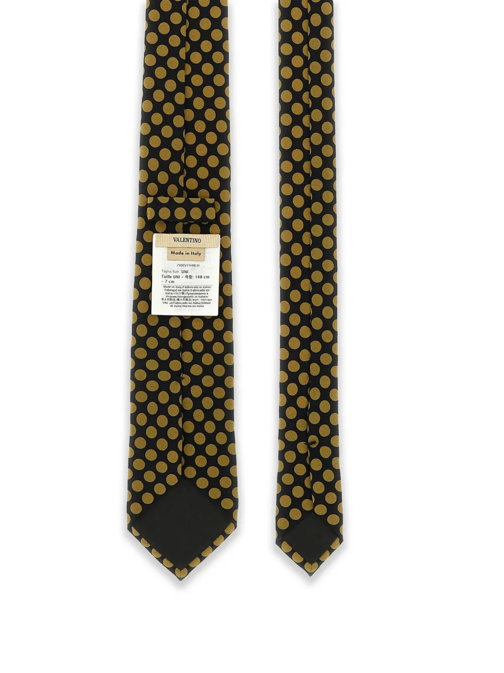 Valentino Garavani Plusdepois stropdas met stippen Zwart