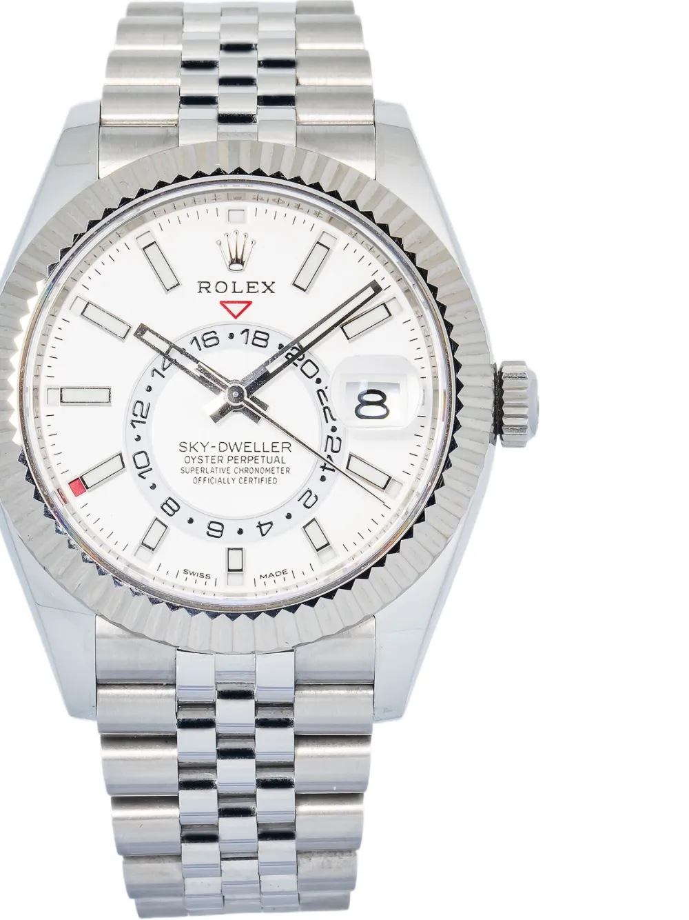 Rolex Sky-Dweller 42mm in acciaio inossidabile - Bianco