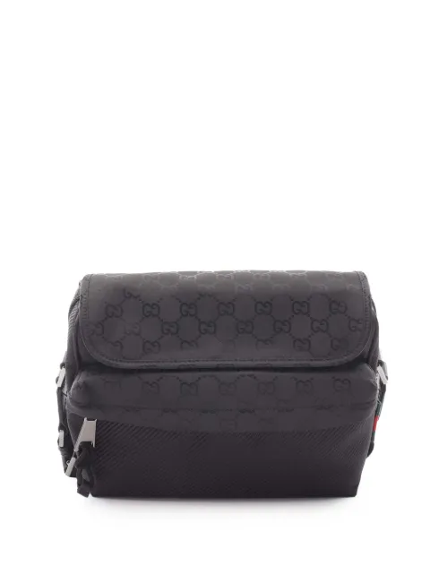 Gucci Pre-Owned 2016-2025 Medium GG Nylon Web Nexus crossbody bag