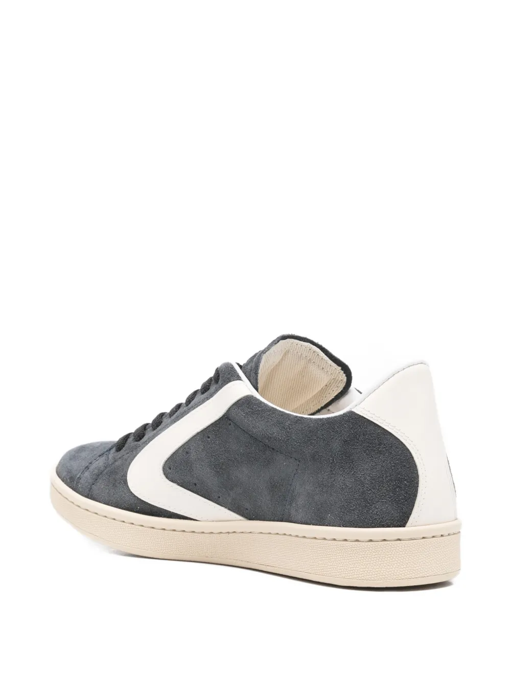 Valsport Tournament suède sneakers met applicatie Blauw