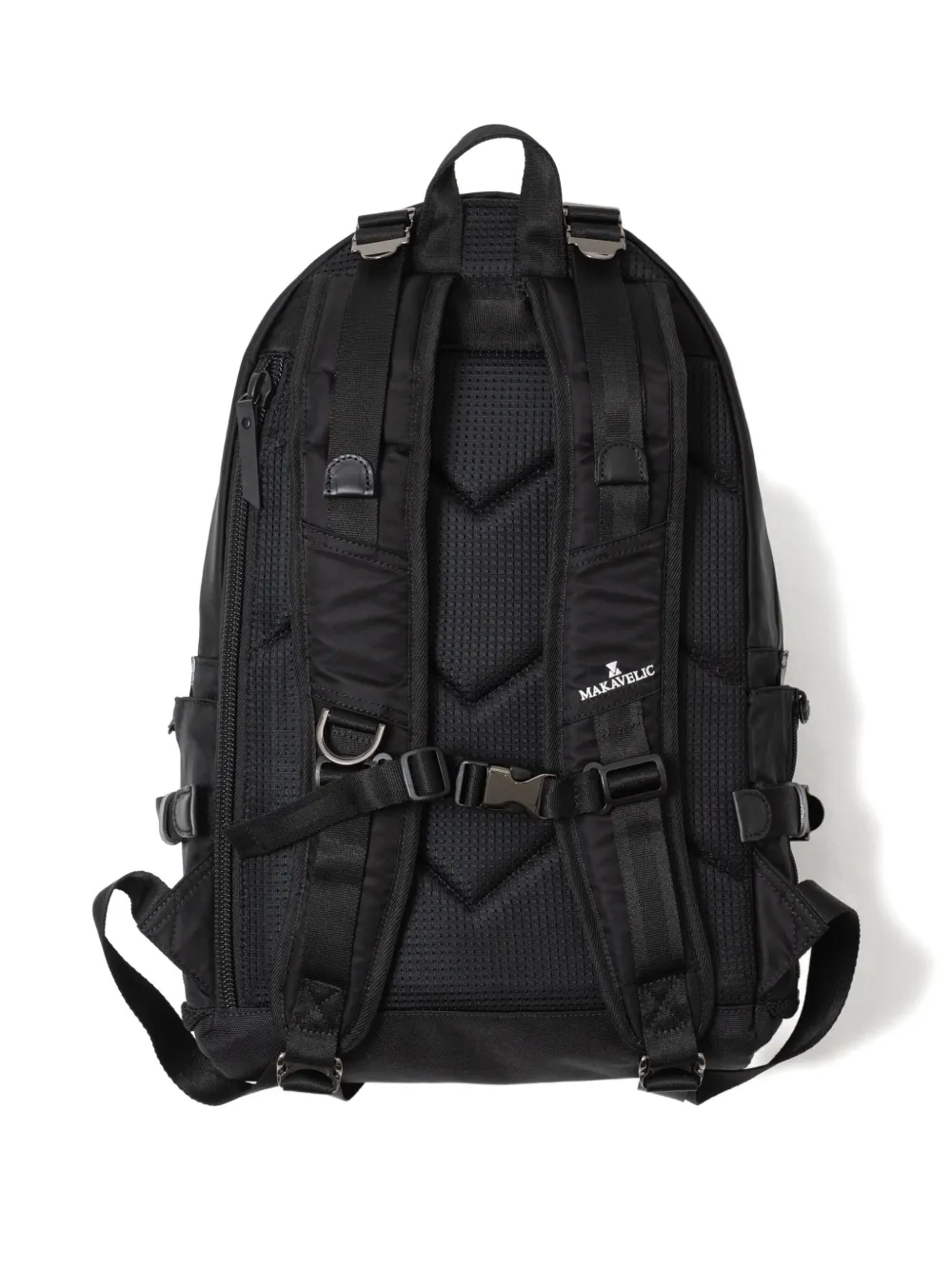  Makavelic Zip Pocket Backpack - Black 