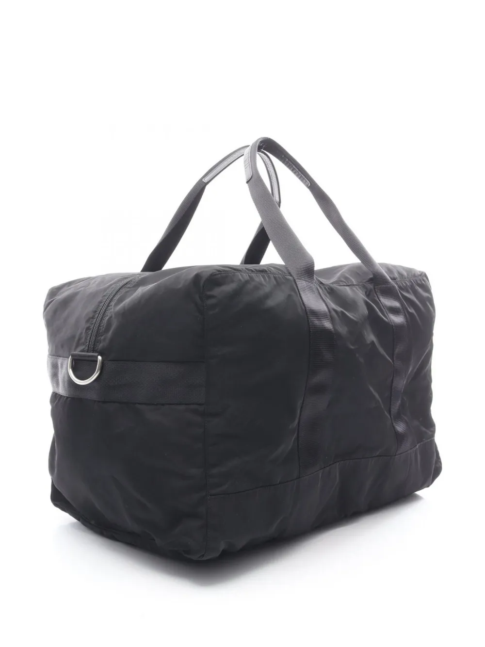 Pre-owned Prada 2013-2025 Tessuto Travel Bag In Black