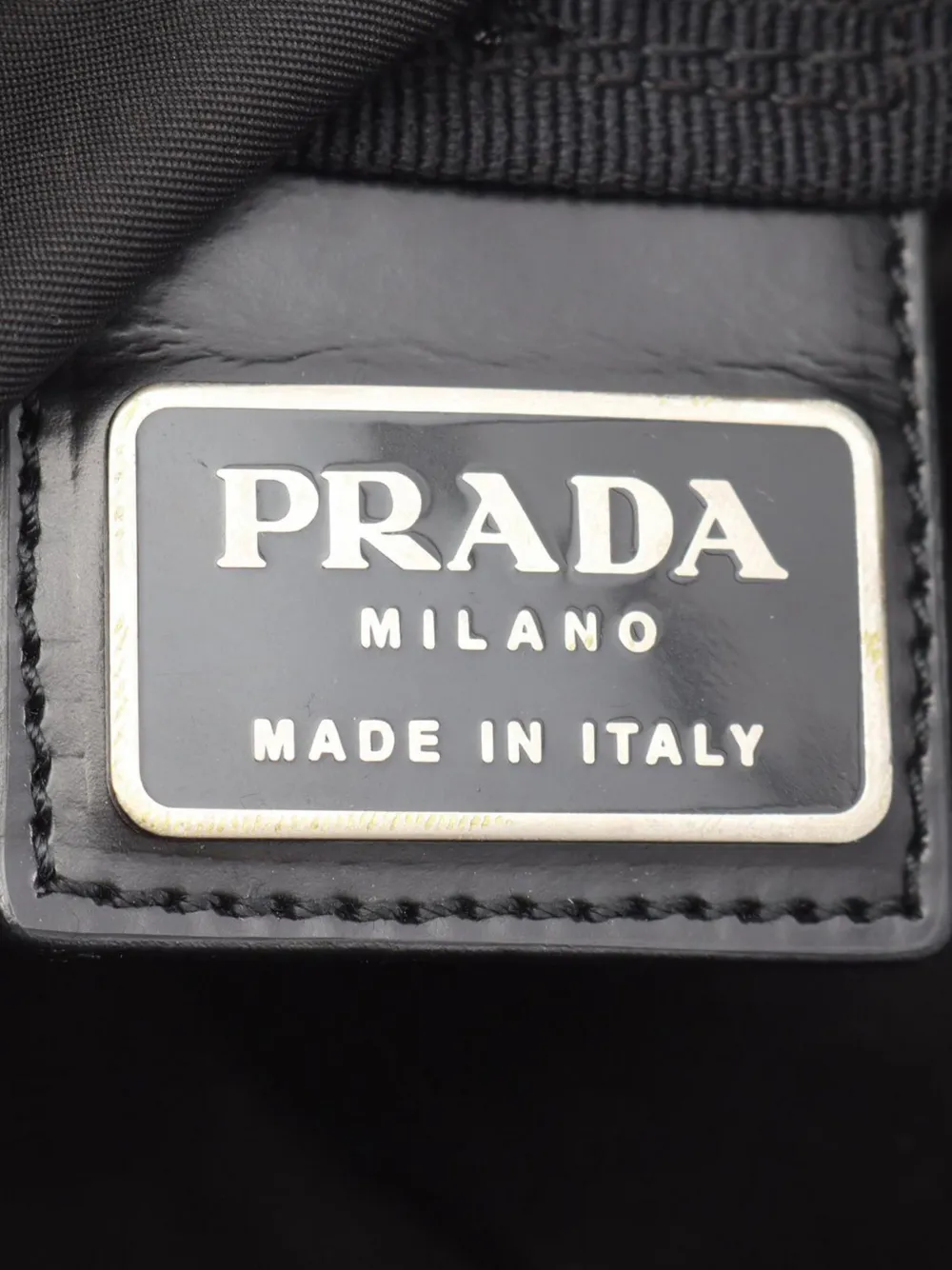 Pre-owned Prada 2013-2025 Tessuto Travel Bag In Black