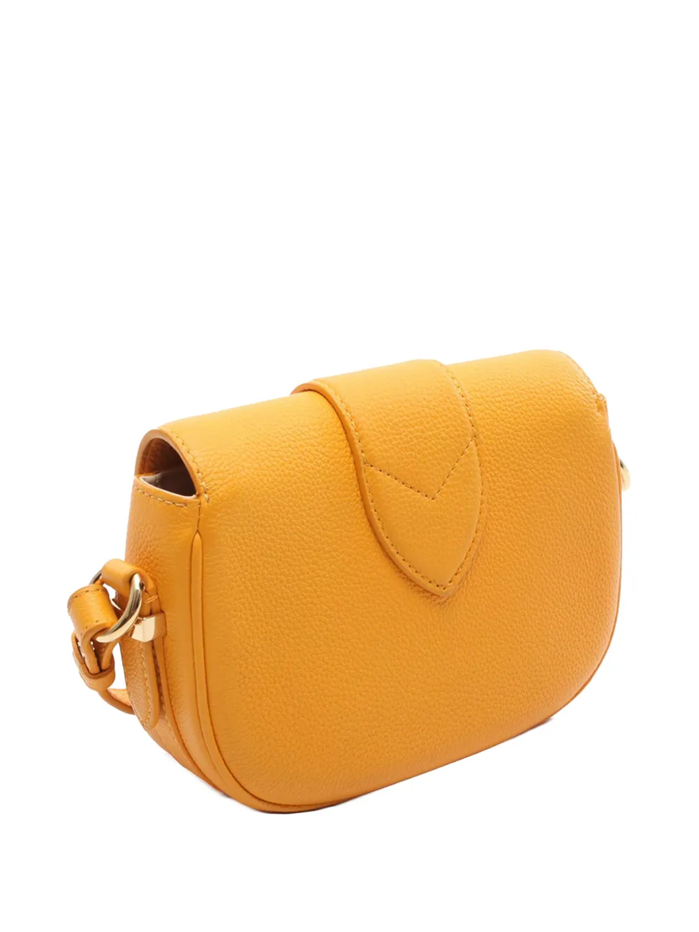 Pre-owned Louis Vuitton 2021-2025 Grained Calfskin Lv Pont 9 Soft Pm Crossbody Bag In Yellow