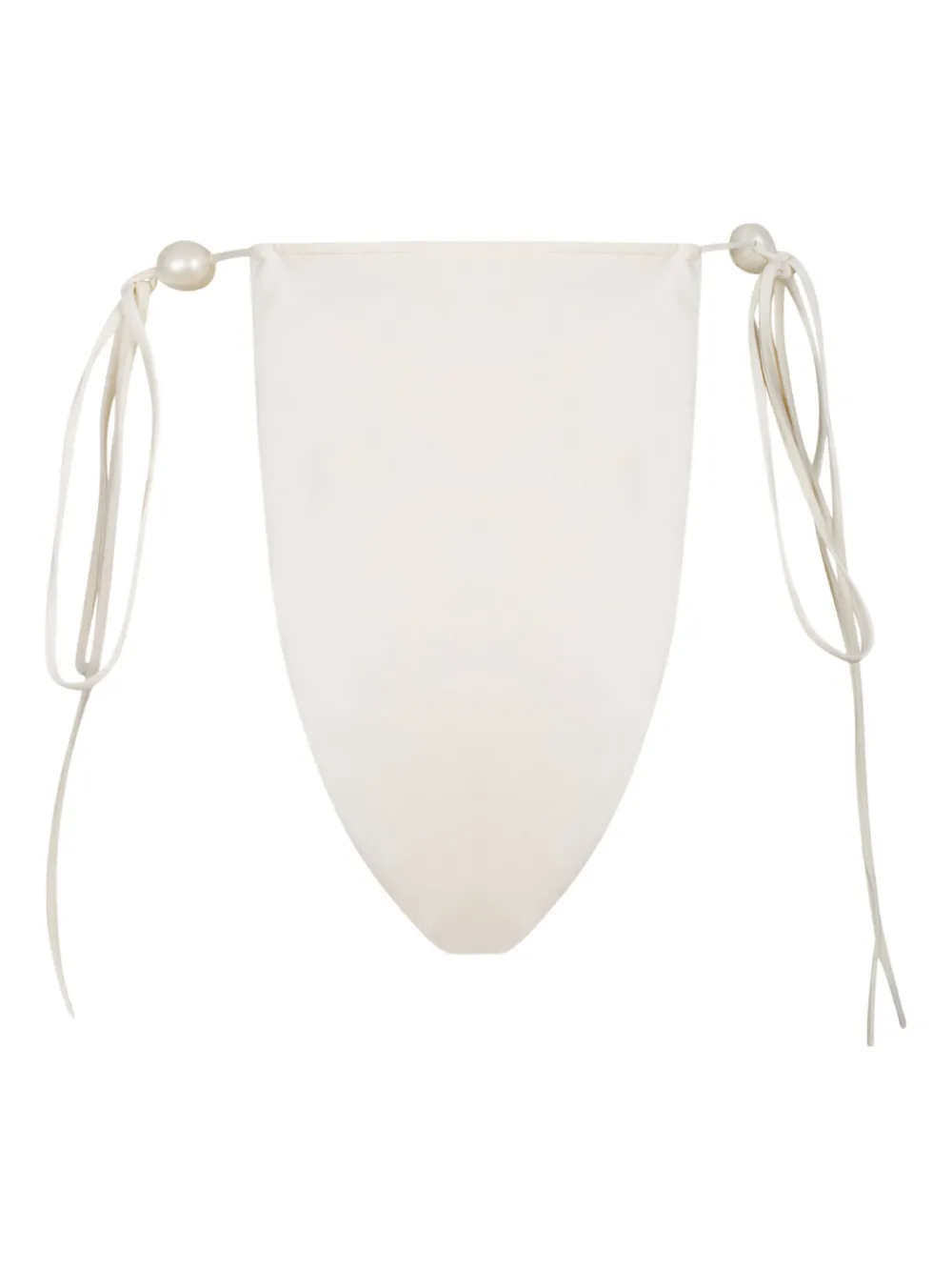 Magda Butrym Halterneck Bikini Top In Neutral