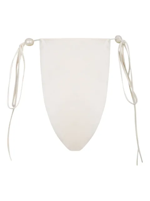 Magda Butrym top de bikini con cuello halter