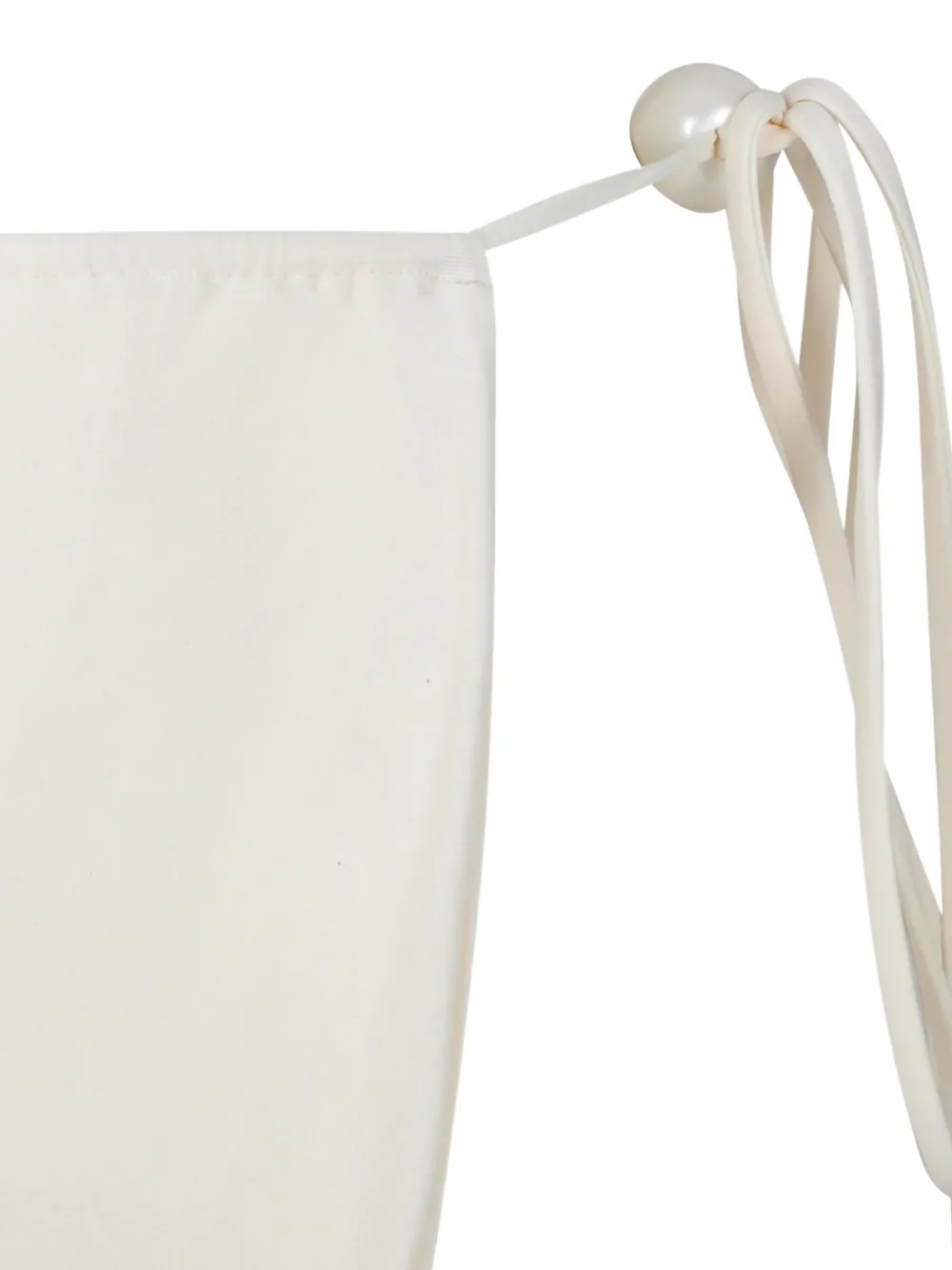 Magda Butrym Halterneck Bikini Top In Neutral