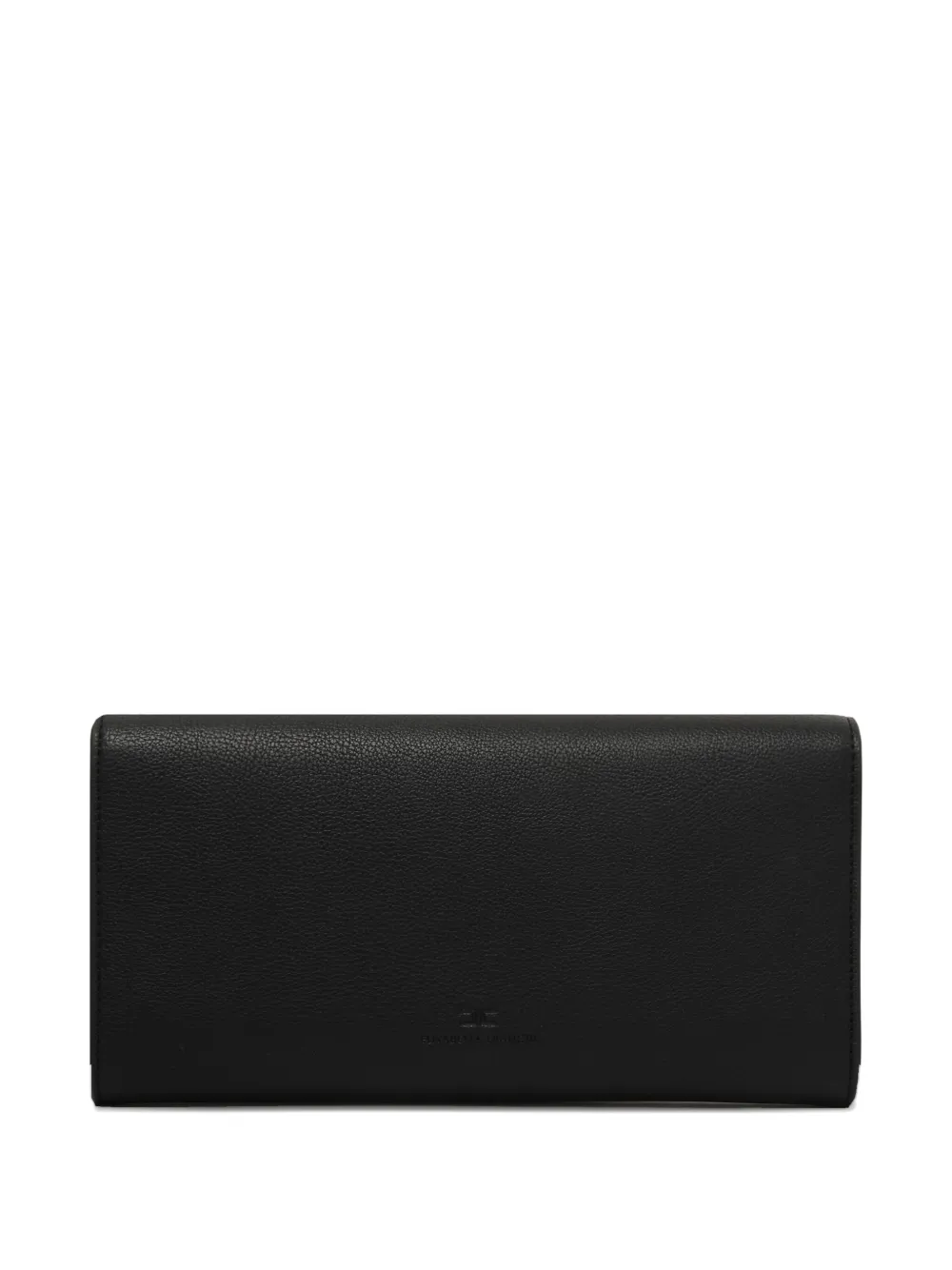 Elisabetta Franchi Logo-plaque Clutch Bag In Black