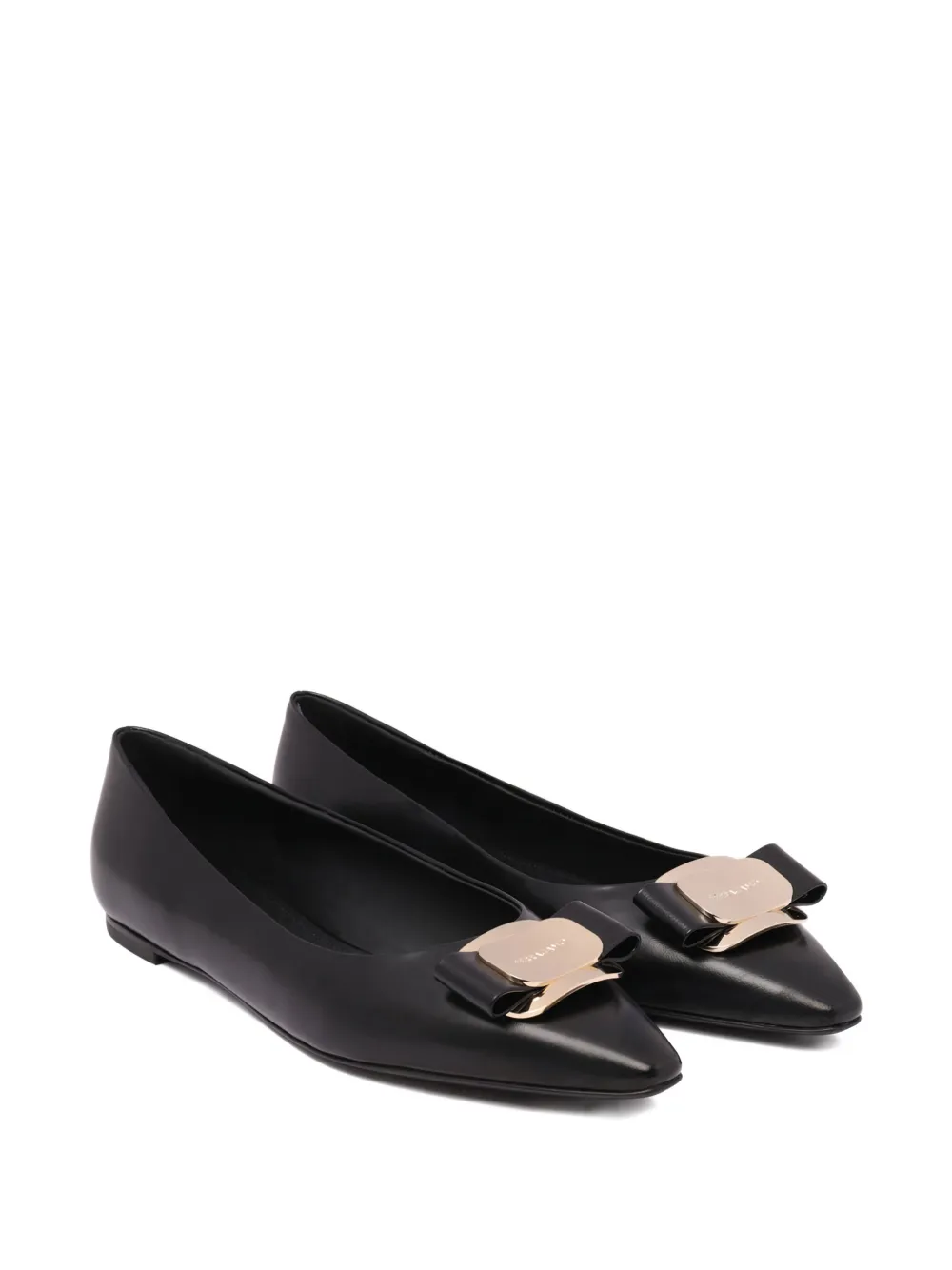 Ferragamo Vara ballerina's met strik Zwart