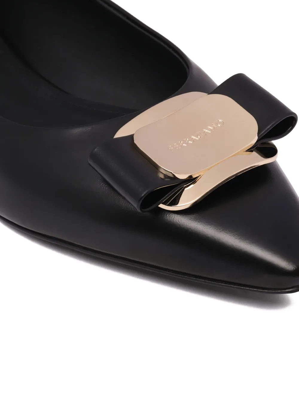 Ferragamo Vara ballerina's met strik Zwart