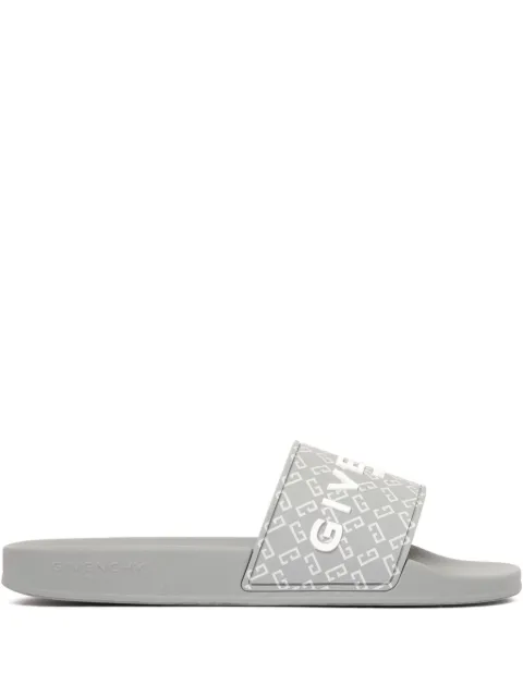 Givenchy logo pattern slides