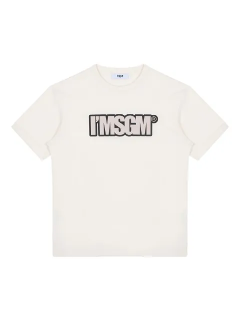 MSGM Kids logo T-shirt