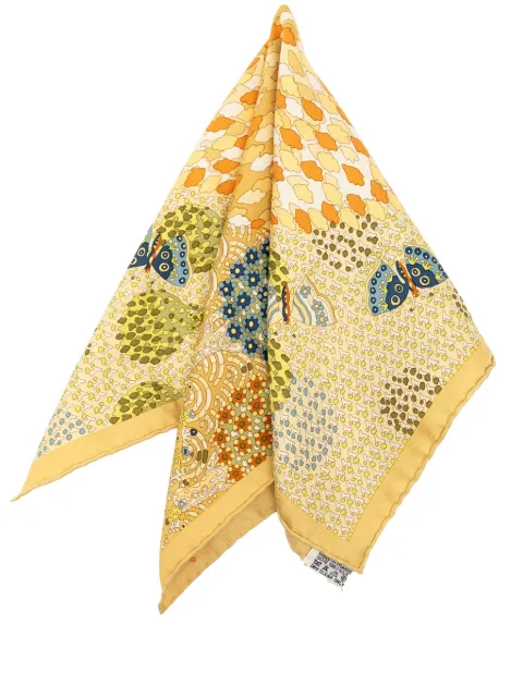 Hermès Pre-Owned 1999-2007 Les Ailes Pleines de Joie Silk handkerchief