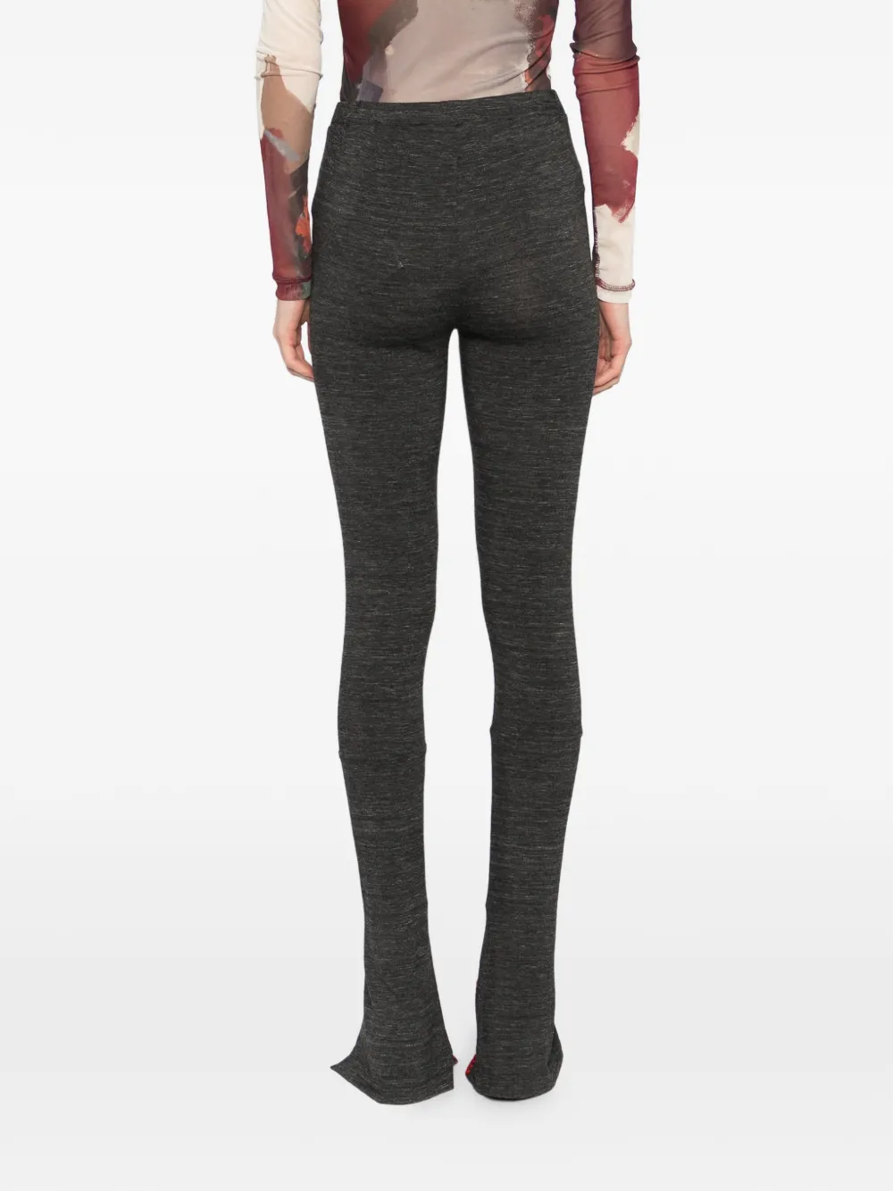 Off-White Broek met logoprint Grijs