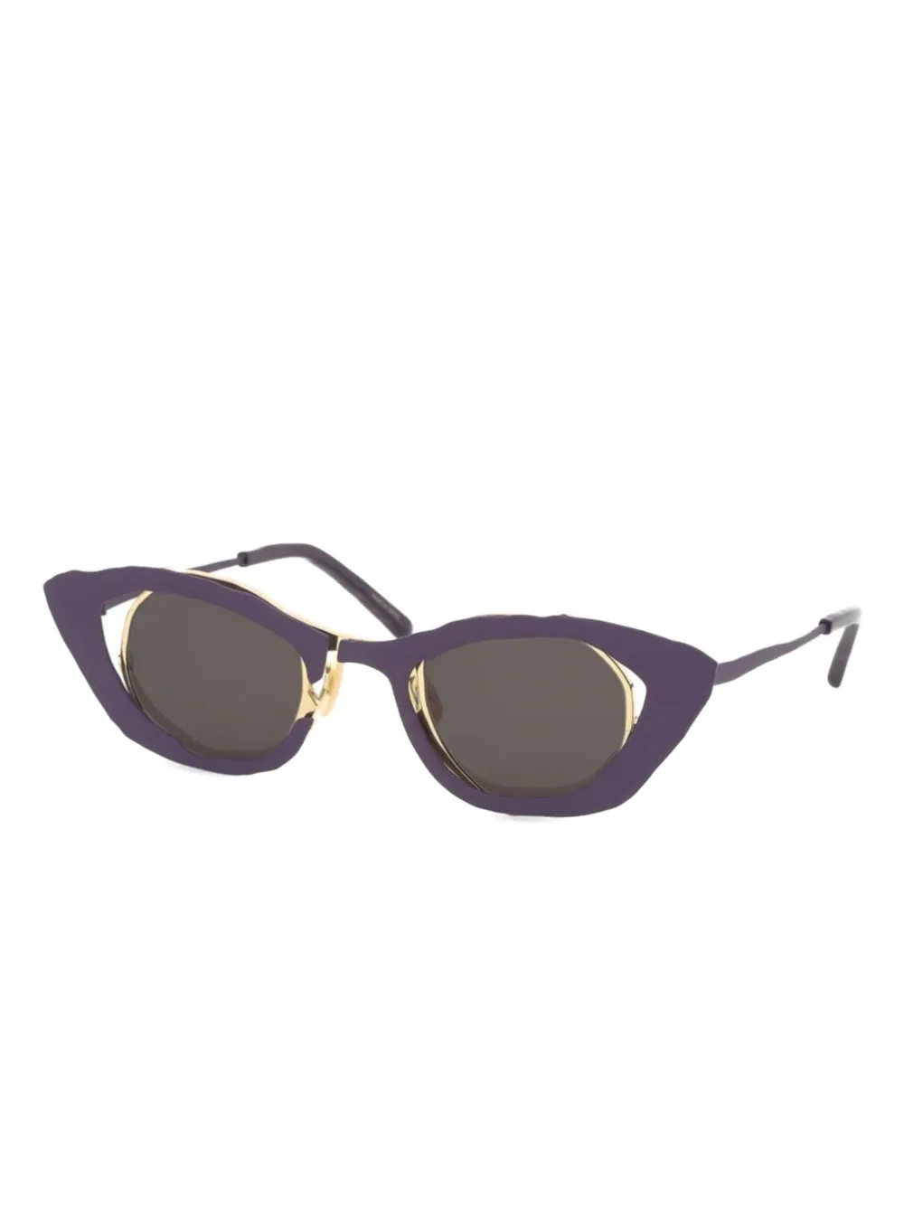 Masahiro Maruyama cat-eye sunglasses - Paars