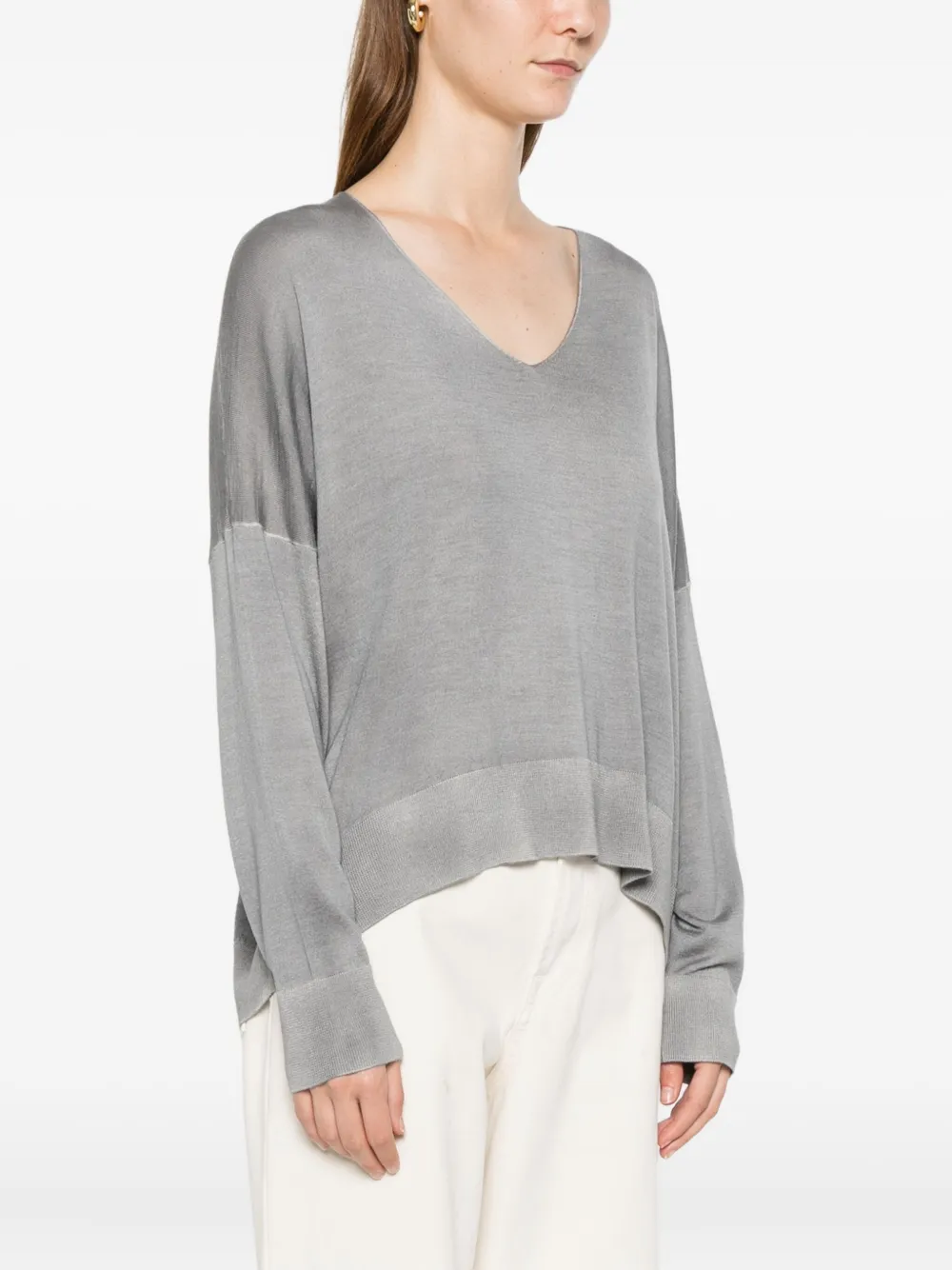 Avant Toi V-neck Top In Multi