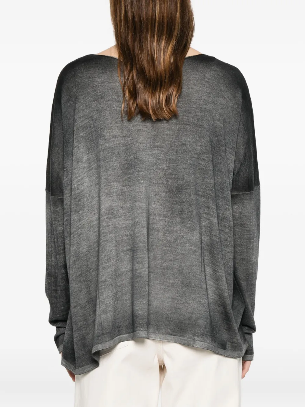 Avant Toi Top met lange mouwen Grijs