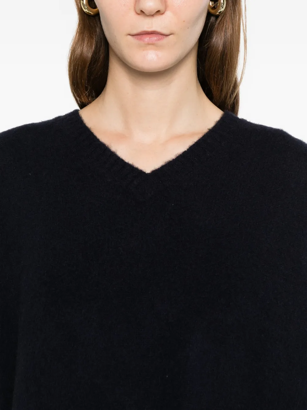 Avant Toi V-neck Sweater In Blue