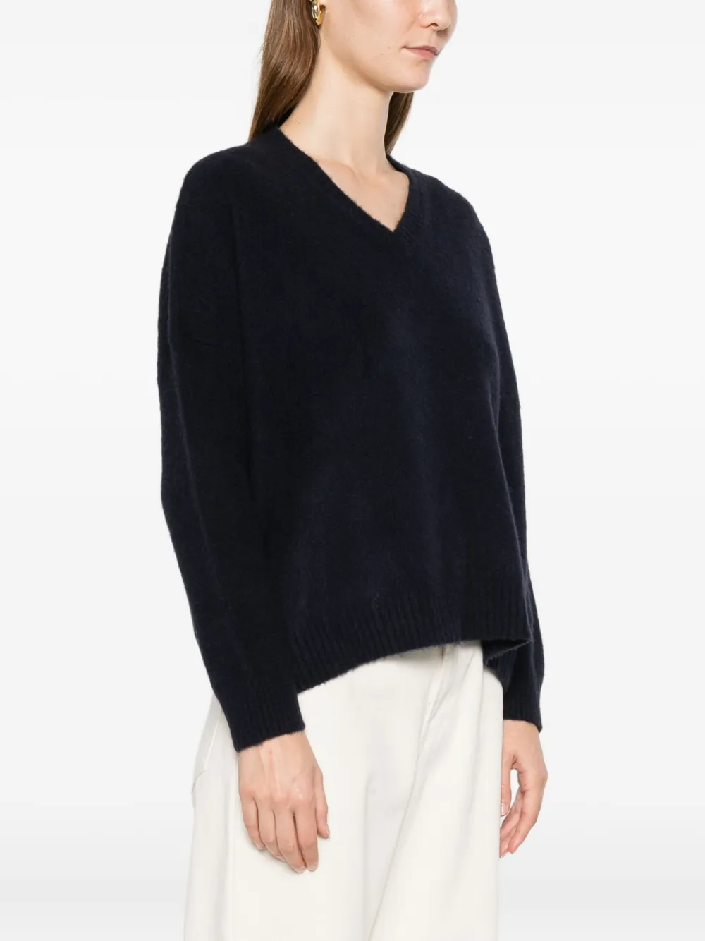 Avant Toi V-neck Sweater In Blue