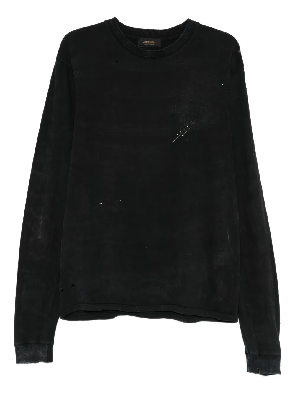 SCHAEFFER'S GARMENT HOTEL sudadera con cuello redondo | negro | Image 1