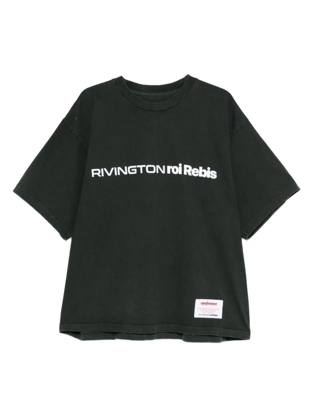 RIVINGTON ROI REBIS logo detail T-shirt - Schwarz