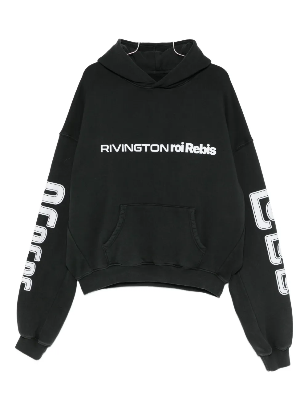 RIVINGTON ROI REBIS Felpa con stampa e logo - Nero