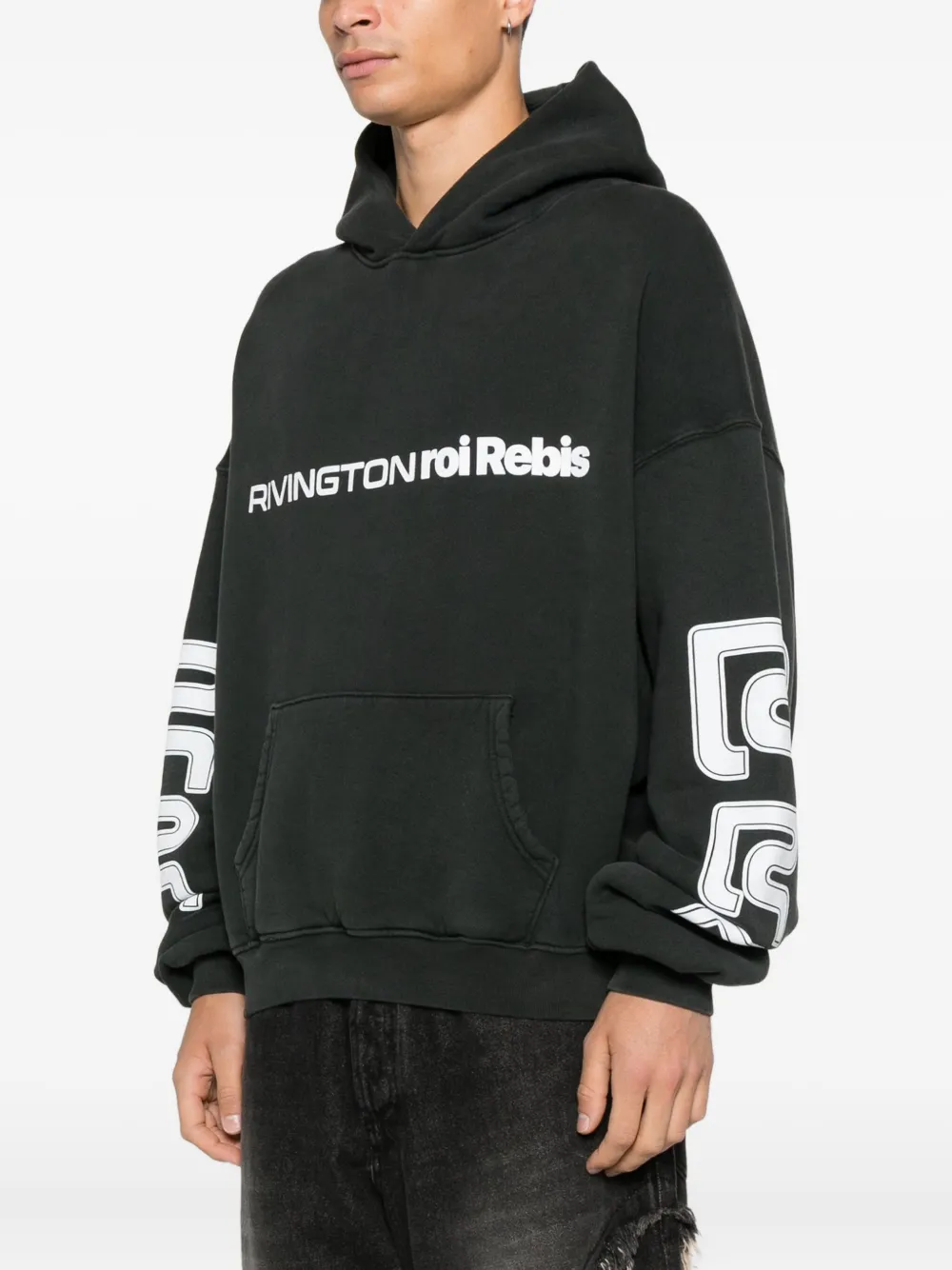 RIVINGTON ROI REBIS グラフィック パーカー | ブラック | FARFETCH JP