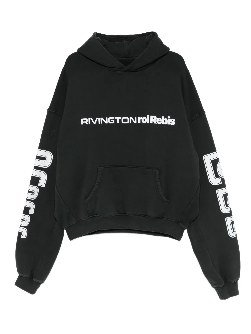 RIVINGTON ROI REBIS Felpa con stampa e logo - Nero