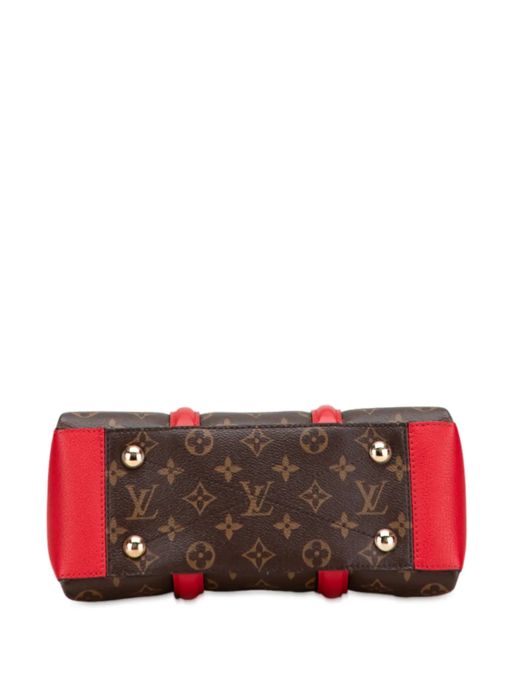 Pre-owned Louis Vuitton 2019 Monogram Soufflot Bb Satchel In Brown