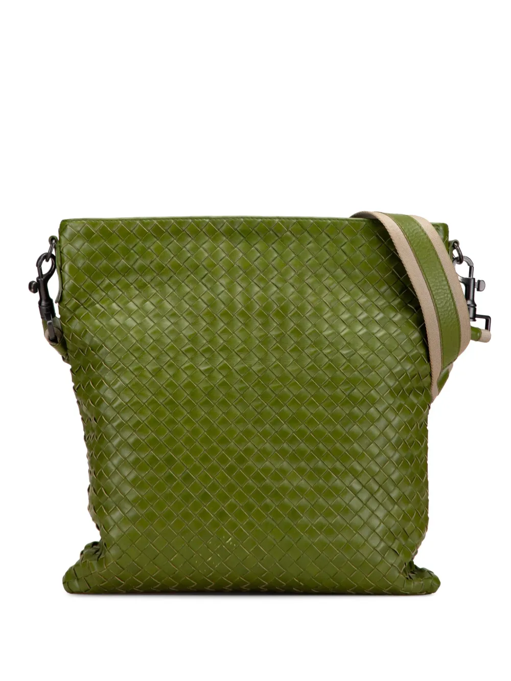 Bottega Veneta Pre-Owned 2012-2025 Nappa Intrecciato crossbody bag - Verde