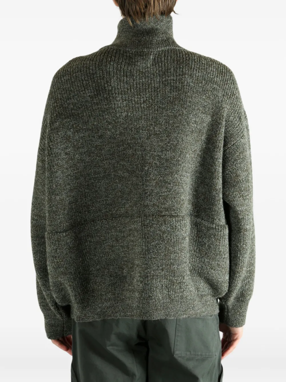 Magliano Jack met trechterhals en ritssluiting Groen