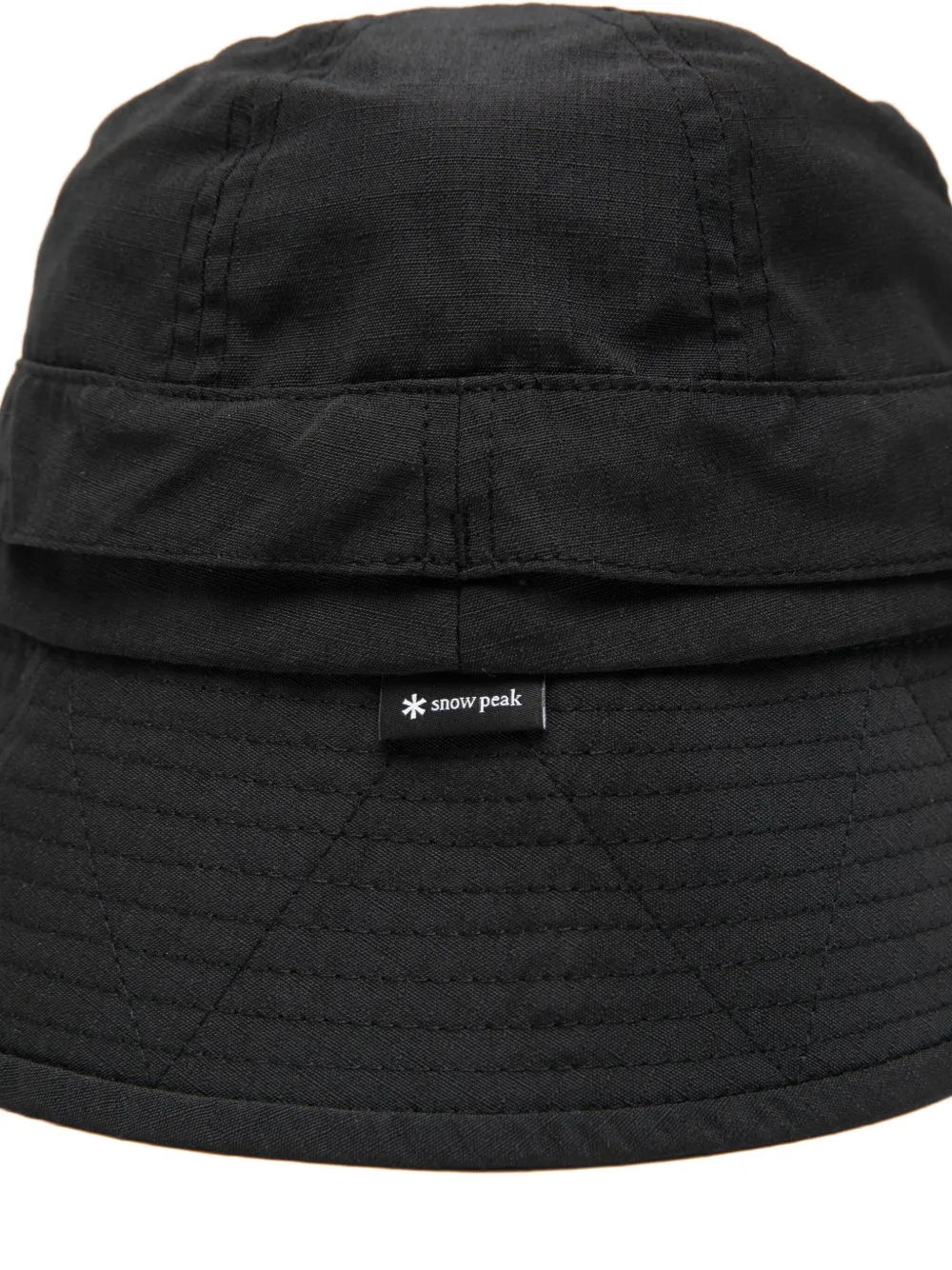 Snow Peak Quilted Bucket Hat In Black
