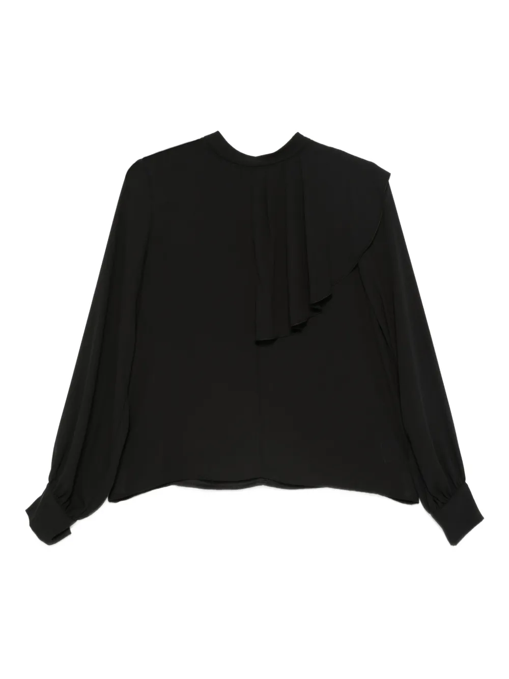 CARLA G. ruffled blouse | Black | Image 1